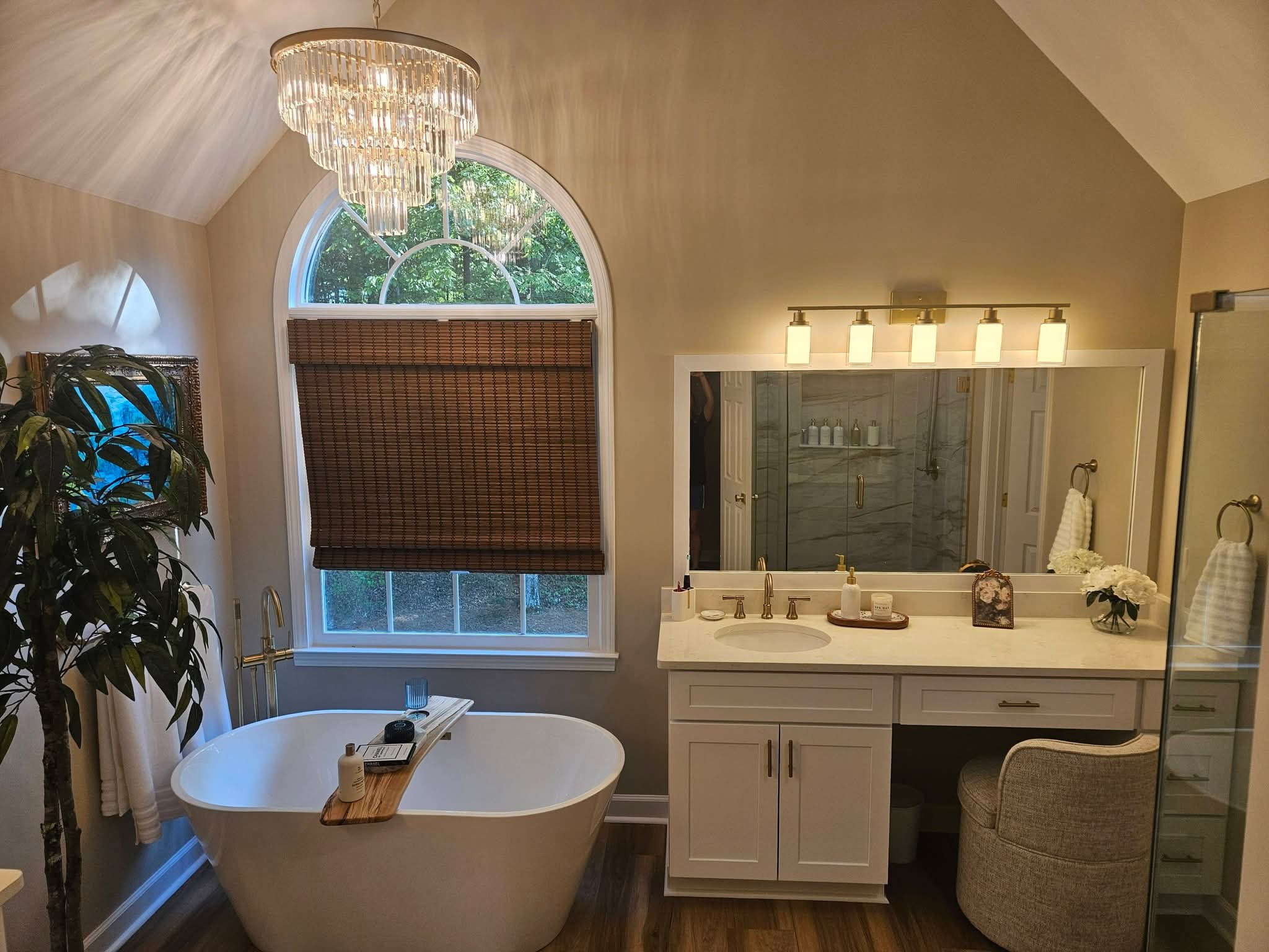 Master bathroom remodel by Talbot's Remodeling